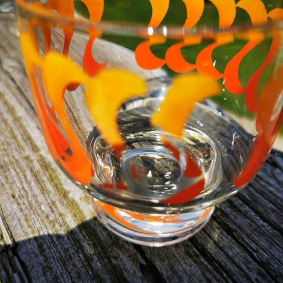 Vintage Condiment Caddy Orange & Yellow Design - Picture 5 of 15